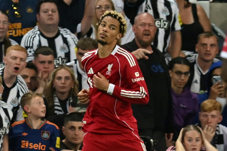 Le nouvel attaquant de Liverpool Hugo Ekitike buteur lors du choc de Premier League à Newcastle le 25 août 2025