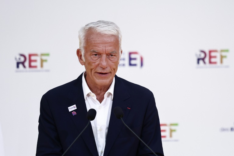 Le président du Médef Patrick Martin, le 28 août 2025 à Paris