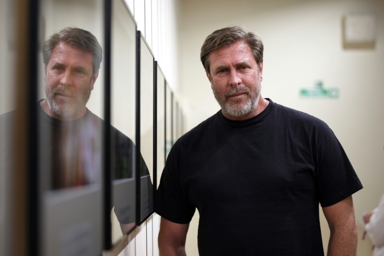 le photographe sud-africain de Getty Images, Brent Stirton lors du festival Visa pour l'Image à Perpignan, le 2 septembre 2025
