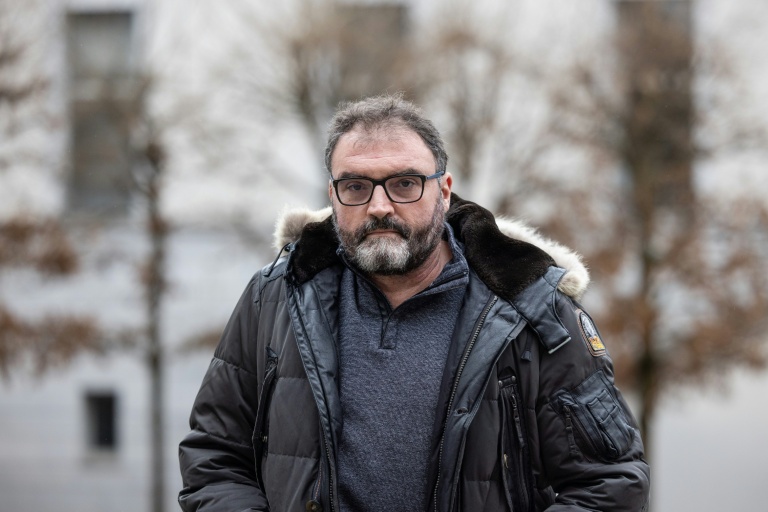 L'anesthésiste Frédéric Péchier, le 8 mars 2023 au tribunal de Besançon