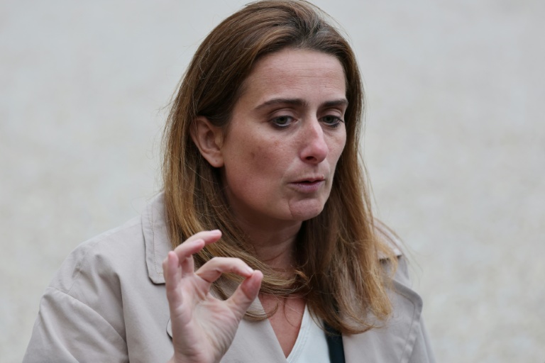 La secrétaire nationale des Ecologistes Marine Tondelier le 10 octobre 2025, à Paris