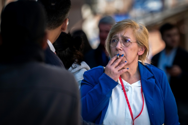 Nadine Jubillar, la mère de Cédric Jubillar, le 8 octobre 2025 devant la cour d'assises du Tarn, à Albi