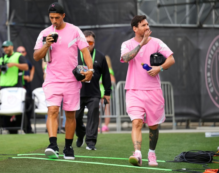 Luis Suárez et Lionel Messi dans le Chase Stadium de Fort Lauderdale le 31 mai 2025 aux Etats-Unis