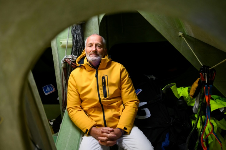Michel Desjoyeaux au Havre le 24 octobre 2025