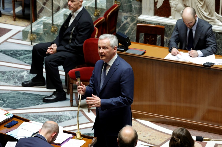 Le ministre de l'Economie et des Finances, Bruno Le Maire, à l'Assemblée nationale, le 4 juin 2024 à Paris