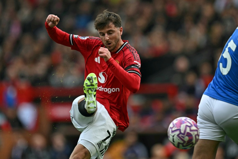 Le milieu de Manchester United Mason Mount lors de la victoire (2-0) contre Sunderland, le 4 octobre 2025 à Manchester