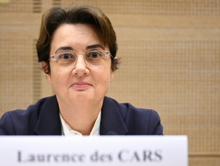 La directrice du musée du Louvre, Laurence des Cars, auditionnée par la commission de la Culture du Sénat, à Paris, le 22 octobre 2025