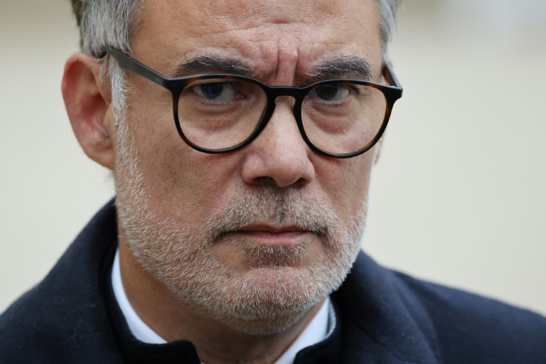 Le Premier secrétaire du Parti socialiste Olivier Faure, le 10 octobre 2025 à l'Elysée, à Paris