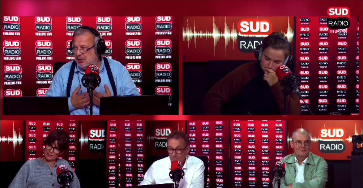 Yann Lasnier, Laurent Permasse et Sabine Graissaguel, sur nos "ainés", invités d’André Bercoff dans "Bercoff dans tous ses états” sur Sud Radio.