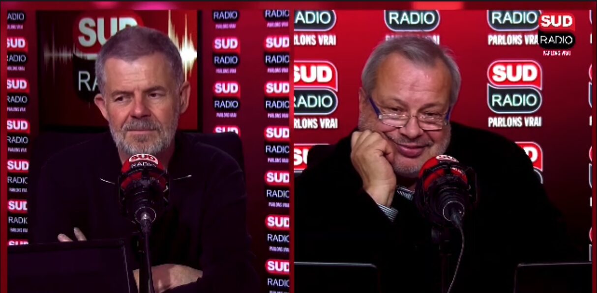 Éric Naulleau, sur Jean-Luc Mélenchon invité de Perico Legasse dans "La France dans tous ses états” sur Sud Radio.