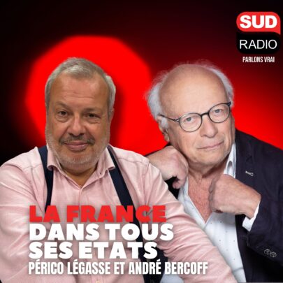 Retrouvez "La France dans tous ses états" du lundi au jeudi avec Périco Légasse et le vendredi avec André Bercoff et Céline Alonzo. Un rendez-vous à retrouver de 12h à 14h sur Sud Radio