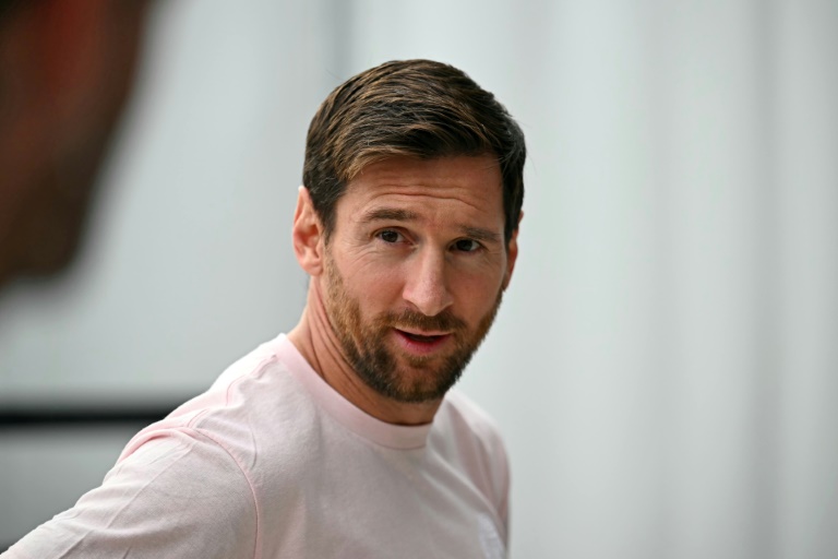 La superstar argentine Lionel Messi au Chase Stadium de Fort Lauderdale en Floride le 4 octobre 2025