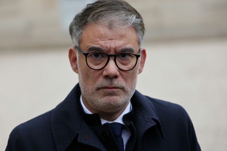 Le premier secrétaire du Parti socialiste Olivier Faure, le 10 octobre 2025 à l'Elysée, à Paris