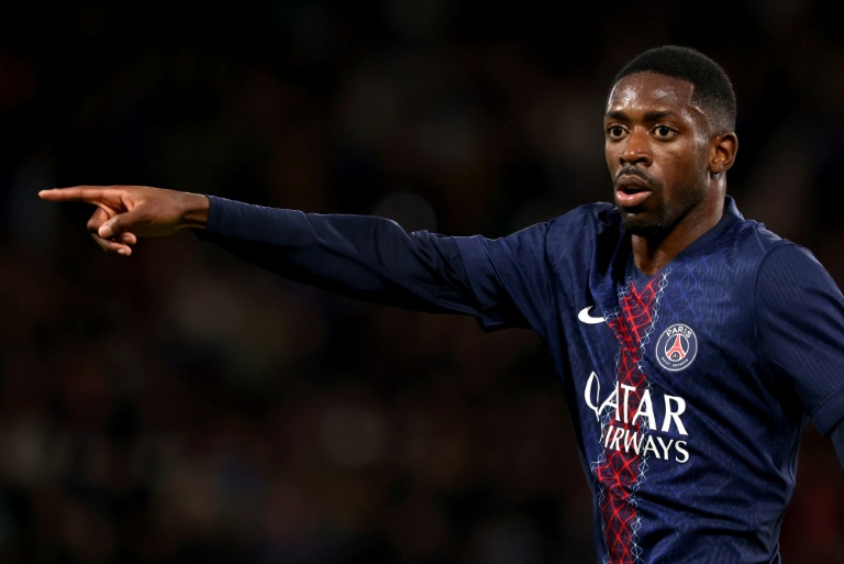 Ousmane Dembélé lors de la victoire à l'arraché 1-0 face à Nice, le 1er novembre 2025 au Parc des Princes
