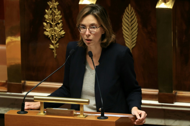 La ministre des Comptes publics Amélie de Montchalin le 22 novembre 2025 à l'Assemblée nationale à Paris