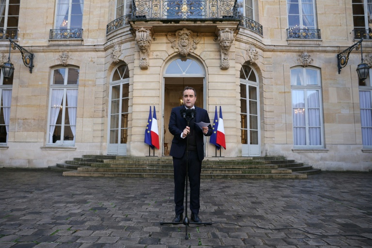 Le Premier ministre Sébastien Lecornu à Paris le 24 novembre 2025