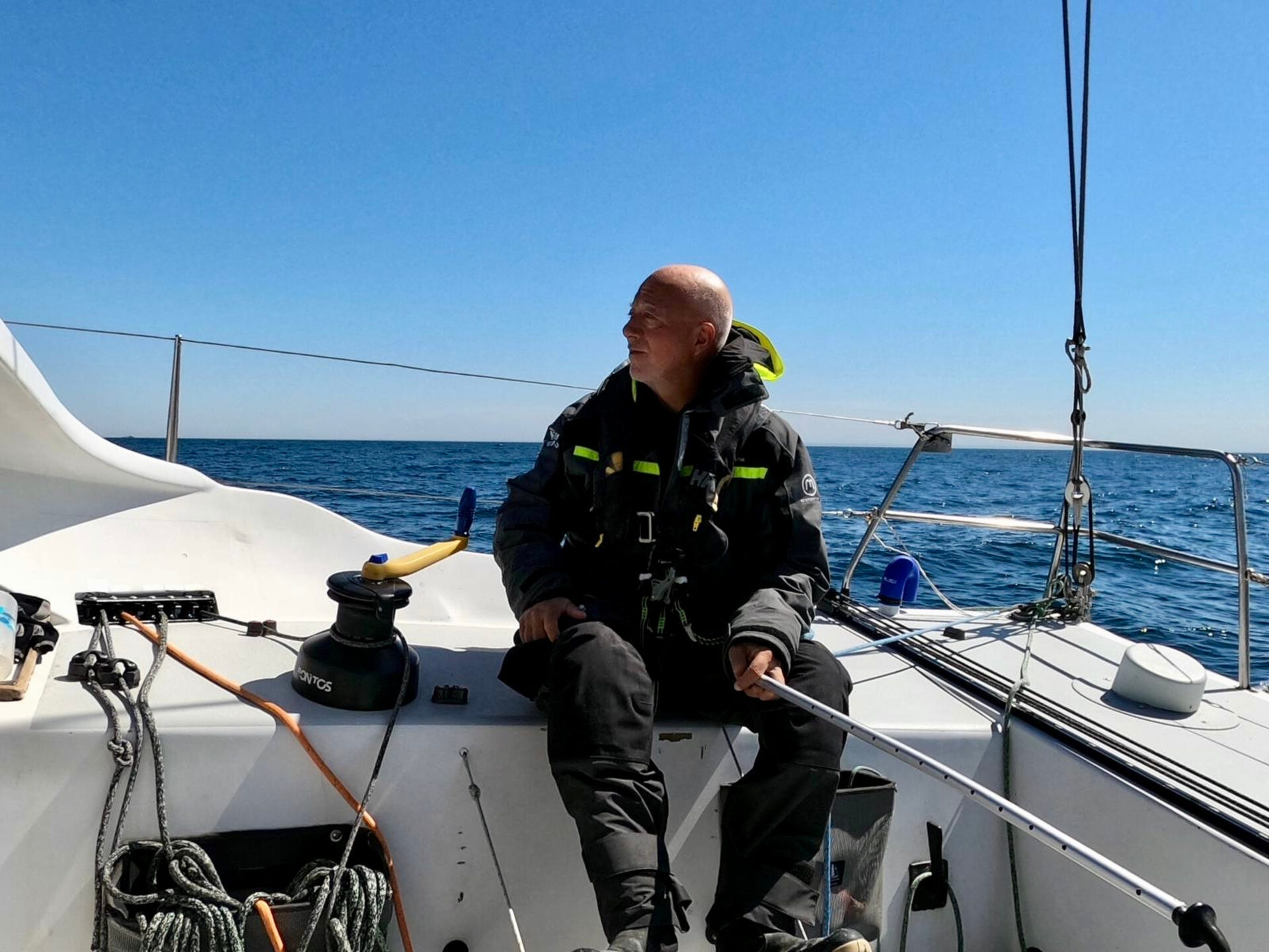 Joël Paris, co-skipper du Class 40 "Rêve à Perte De Vue"