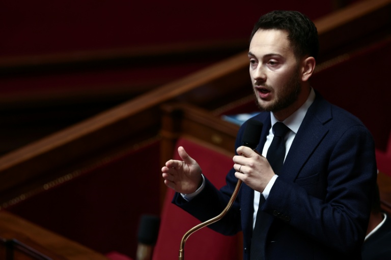 Le député LFI Damien Maudet, à l'Assemblée nationale, le 31 octobre 2025