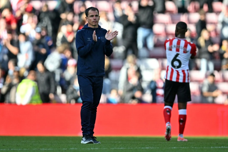 L'entraîneur de Sunderland Régis Le Bris à l'issue du match nul 1-1 à domicile contre Aston Villa, le 21 septembre 2025