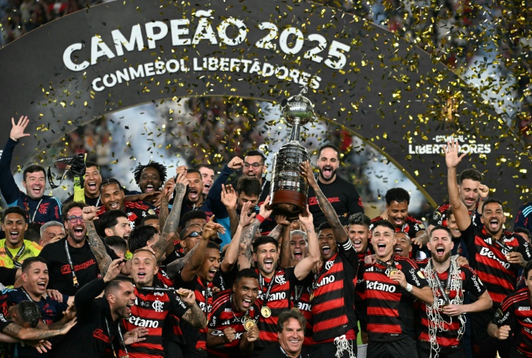 Le club brésilien de Flamengo a remporté la finale de la Copa Libertadores face à l'autre club brésilien de Palmeiras le 29 novembre 2025 à Lima