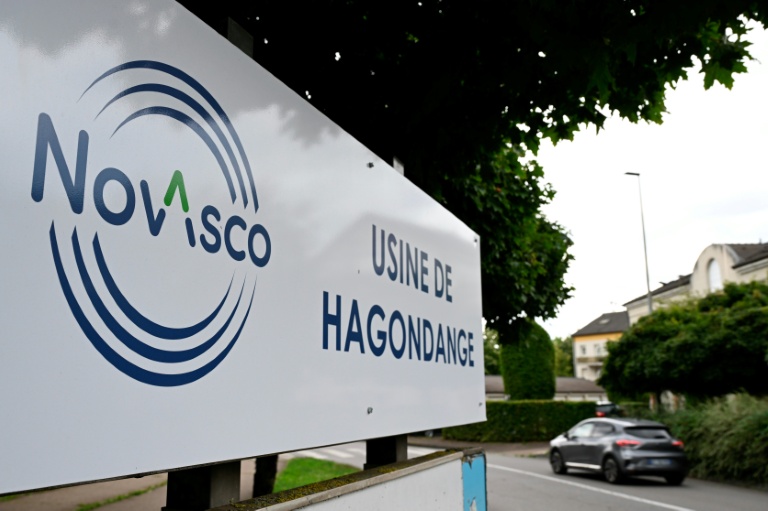 L'usine de Hagondange de l'aciériste Novasco, le 30 juillet 2025 en Moselle