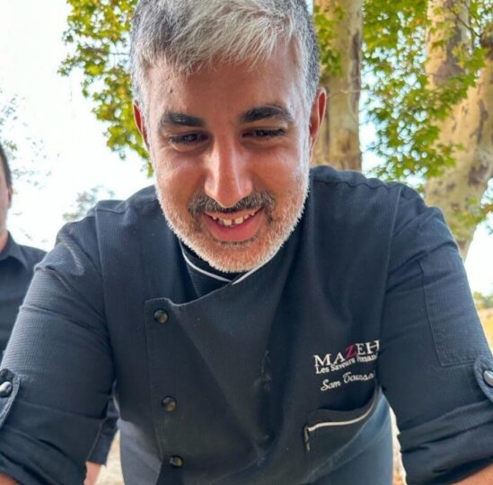 Sam Tavassoli, le chef du restaurant Mazeh
