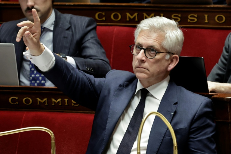 Le député Horizons Frédéric Valletoux, le 8 novembre 2025 à l'Assemblée nationale, à Paris