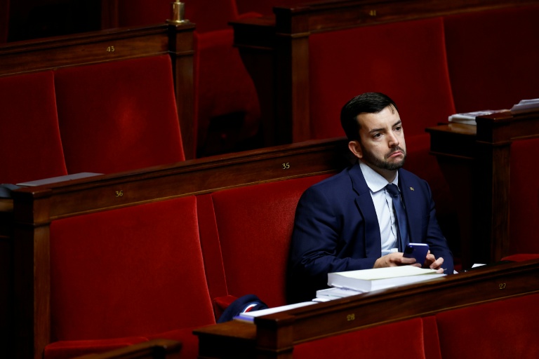 Le député du Rassemblement national Jean-Philippe Tanguy, le 5 décembre 2025 à l'Assemblée nationale à Paris