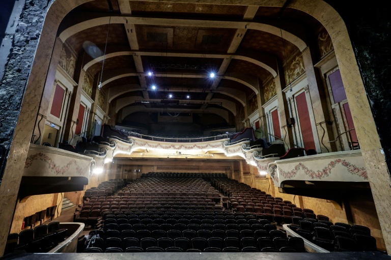 La salle de spectacle du Palace, avant sa rénovation, le 4 décembre 2025 à Paris