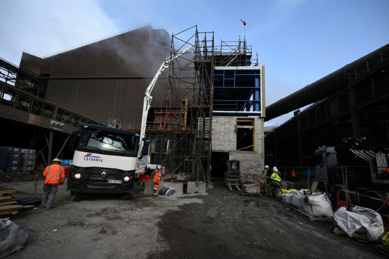 Le site de l'usine ArcelorMittal à Fos-sur-Mer, le 22 février 2023 dans les Bouches-du-Rhône