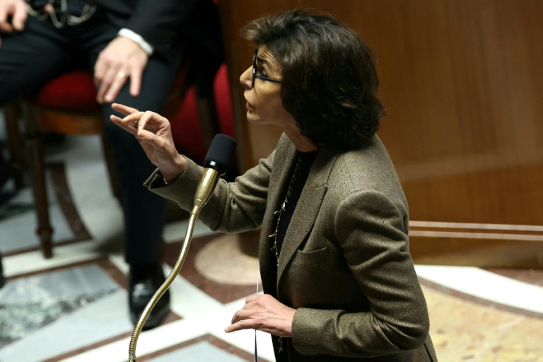 La ministre de la Culture Rachida Dati le 2 décembre 2025 à l'Assemblée nationale