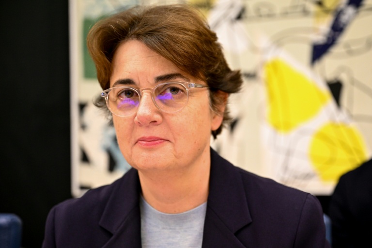 La présidente du Louvre Laurence des Cars lors de son audition devant la commission des affaires culturelles de l'Assemblée nationale, à Paris le 19 novembre 2025