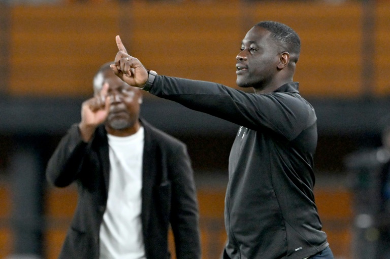 Emerse Fae, sélectionneur des Eléphants, pendant les qualifications au Mondial-2026 contre le Burundi le 5 septembre 2025