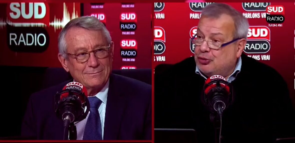 Jean-Raphaël Notton, sur la laïcité et la loi de 1905, invité de Perico Legasse dans "La France dans tous ses états” sur Sud Radio. Capture d'écran