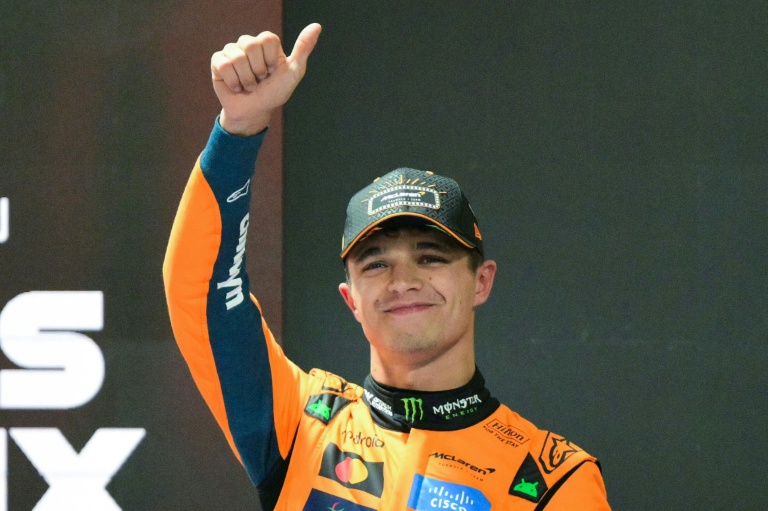 Le pilote de F1 britannique Lando Norris, à Las Vegas, le 21 novembre 2025