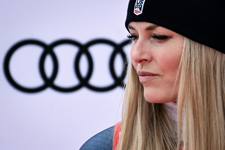 Lindsey Vonn à Val d'Isère le 20 décembre 2025