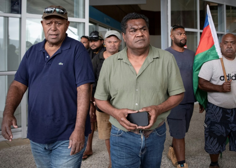 Christian Tein quitte l'aéroport de Nouméa-La Tontouta, le 4 décembre 2025