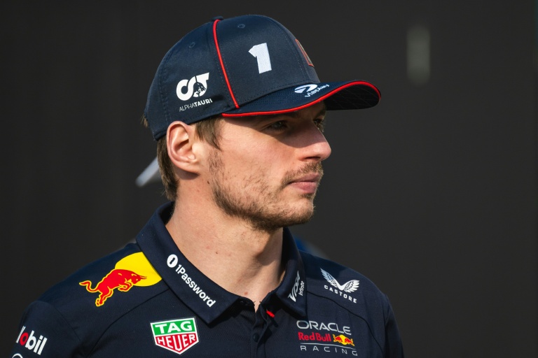 Le pilote de Formule 1 Max Verstappen (Red Bull) lors d'une conférence de presse avant le Grand Prix d'ABou Dhabi sur le sicruit de Yas Marina le 4 décembre 2025.