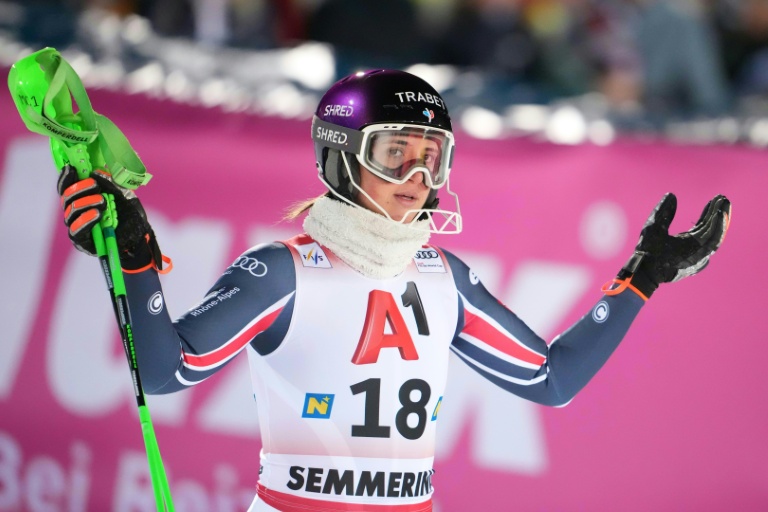 La Française Marion Chevrier a pris la 14e place du slalom de Coupe du monde de ski alpin à Semmering (Autriche) le 28 décembre 2025