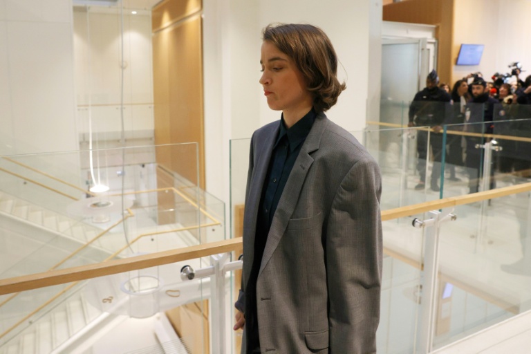 Adèle Haenel au tribunal de Paris, le 3 février 2025