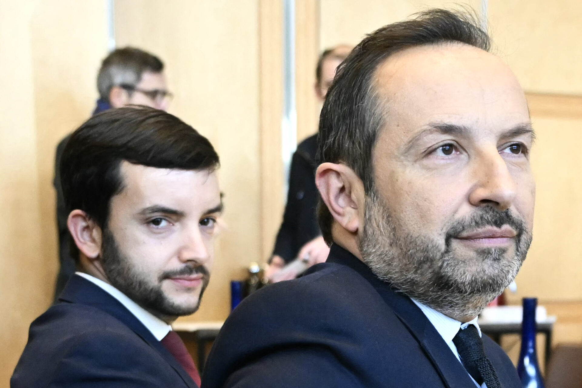Jean-Philippe Tanguy et Sébastien Chenu du Rassemblement National