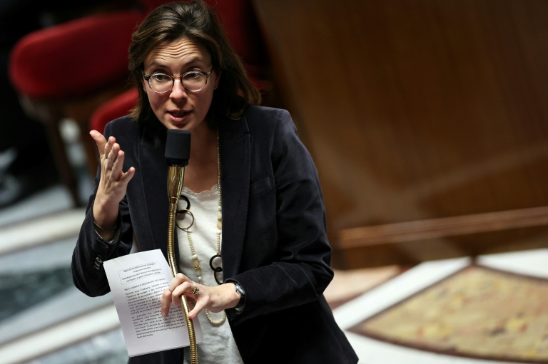 La ministre des Comptes publics Amélie de Montchalin à l'Assemblée nationale à Paris, le 13 janvier 2026 