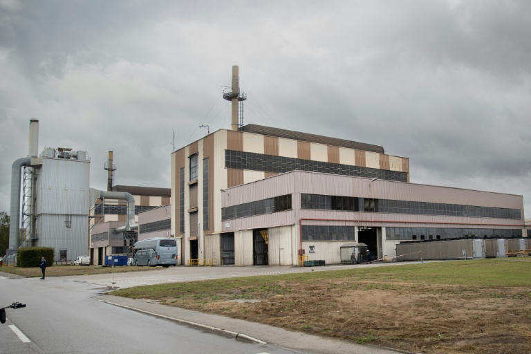 L'usine de la verrerie Arc, le 9 septembre 2022 à Arques, dans le Pas-de-Calais