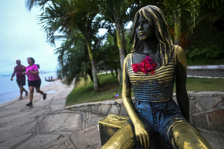 La statue de Brigitte Bardot à Buzios, au Brésil, le 3 janvier 2026