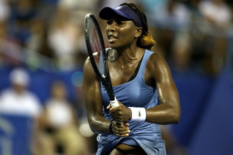 L'Américaine Venus Williams, lors du tournoi de Washington en 2022