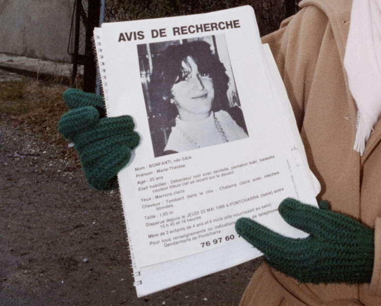 Un avis de recherche pour tenter de retrouver Marie-Thérèse Bonfanti, le 8 janvier 1992, à Pontcharra, en Isère