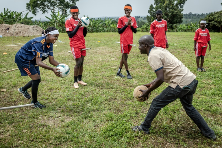 Entraînement de Quidditch, à Katwadde, en Ouganda, le 8 janvier 2026