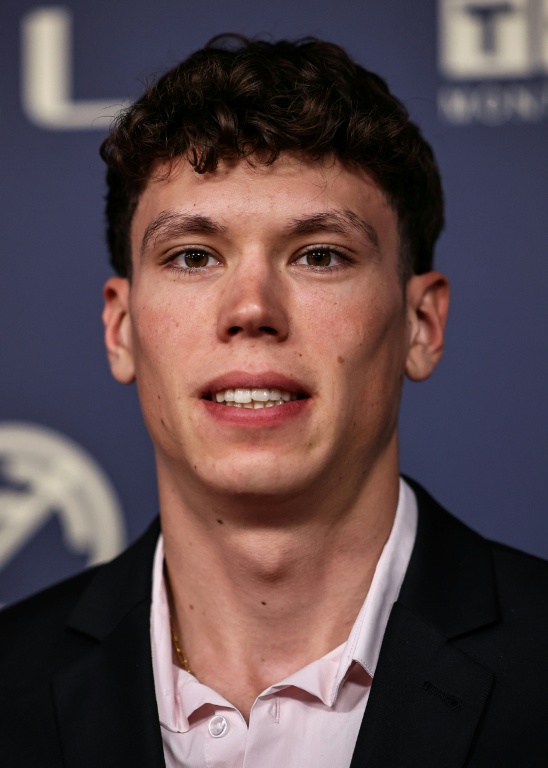 Paul Magnier lors de la cérémonie du Vélo d'Or, à Paris, le 5 décembre 2025