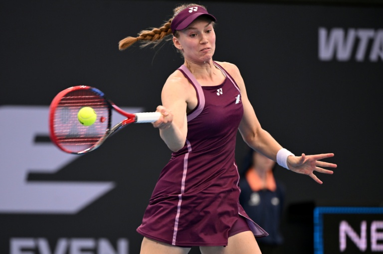 Elena Rybakina lors de son match du troisième tour à Brisbane, le 8 janvier 2026