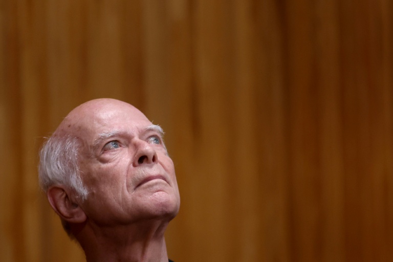 Pascal Quignard, le 29 novembre 2023, à Guadalajara, au Mexique